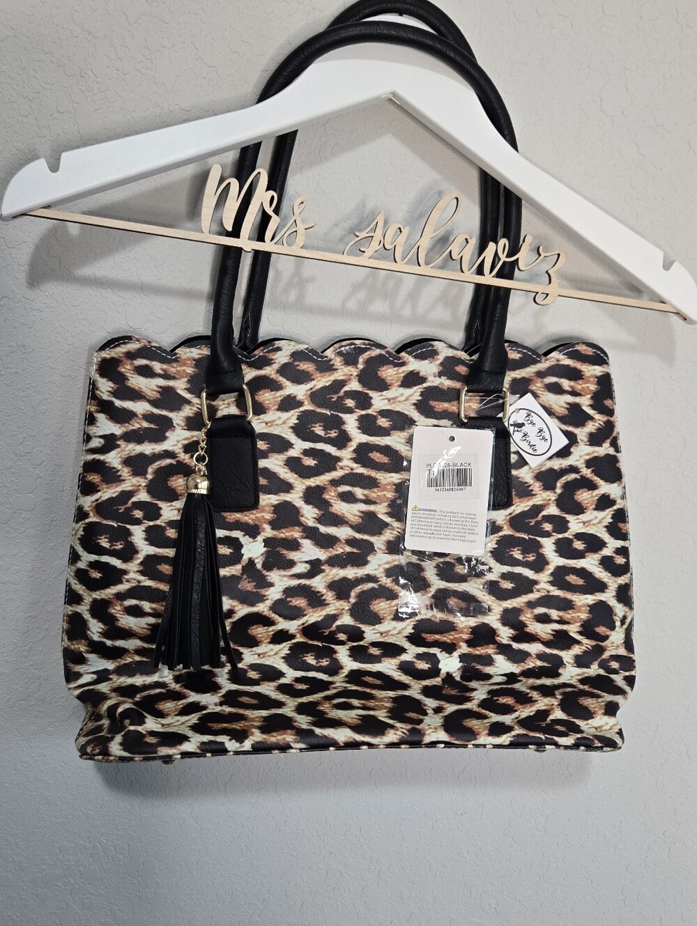 NWT Leopard Print Bag